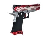 AEX Custom CRIMSON CHIN Tokyo Marui Hi Capa 5.1 Gas Blowback Pistol, Black / FDE