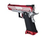 AEX Custom CRIMSON CHIN Tokyo Marui Hi Capa 5.1 Gas Blowback Pistol, Black / FDE