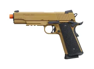 Proforce SIG ProForce 1911 Emporer Scorpion airsoft blowback pistol, CO2, tan