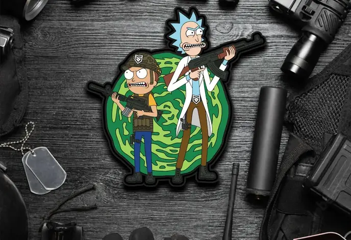 PatchOps 2A Rick and Morty PVC Morale Patch