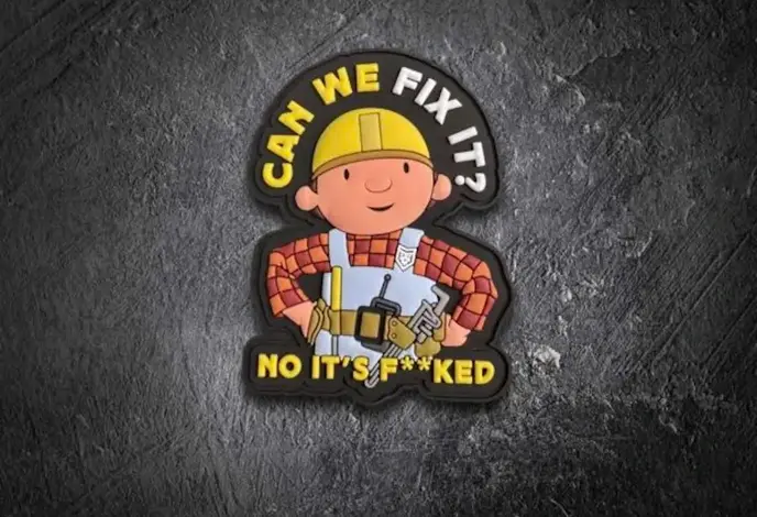 PatchOps Can We Fix It PVC Morale Patch