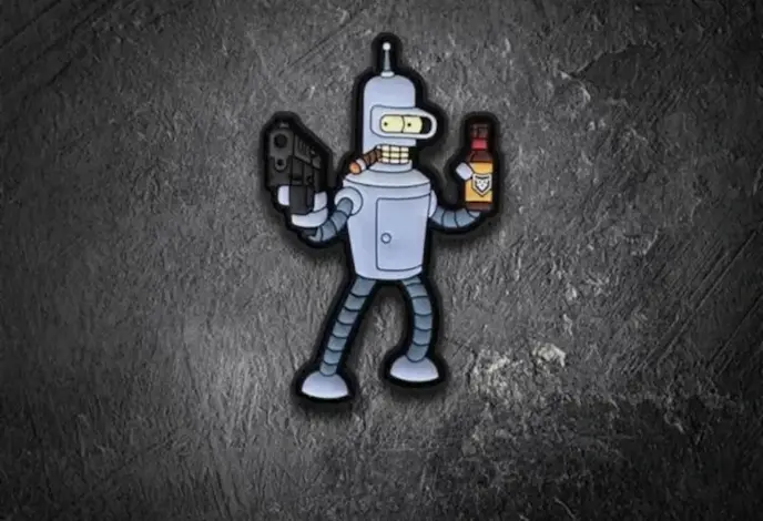 PatchOps Futurama Forces: Tactical Bender PVC Morale Patch