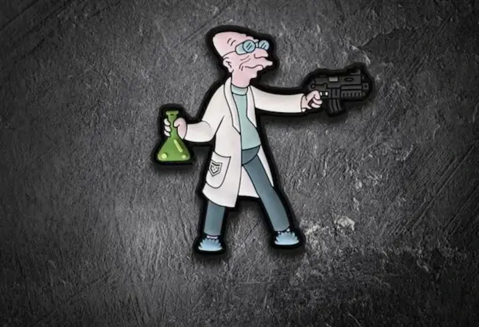PatchOps Futurama Forces: Tactical Farnsworth PVC Morale Patch