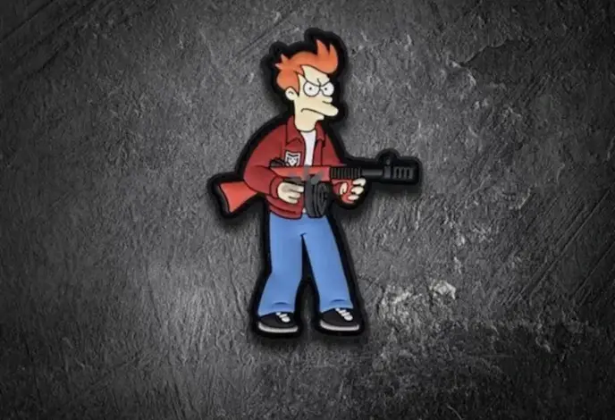 PatchOps Futurama Forces: Tactical Fry PVC Morale Patch