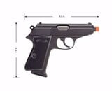 Walther PPK/S GBB Pistol