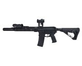 AEX Custom HIGH ROLLER Lancer Tactical Gen 4 Predator Delta 10" Rail Faxon Sight Gate ASTER, Black