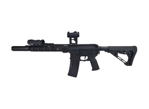 Lancer Tactical AEX Custom HIGH ROLLER Lancer Tactical Gen 4 Predator Delta 10" Rail Faxon Sight Gate ASTER, Black