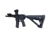 AEX Custom HIGH ROLLER Lancer Tactical Gen 4 Predator Delta 10" Rail Faxon Sight Gate ASTER, Black