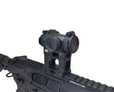 AEX Custom HIGH ROLLER Lancer Tactical Gen 4 Predator Delta 10" Rail Faxon Sight Gate ASTER, Black