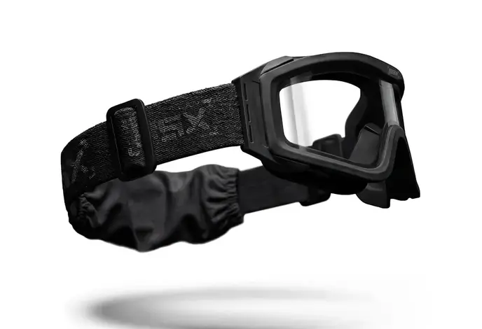 BSX Tango Airsoft Goggles, Dual Pane Thermal Clear Lens, Black