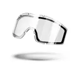 BSX Tango Airsoft Goggles, Dual Pane Thermal Clear Lens, Black