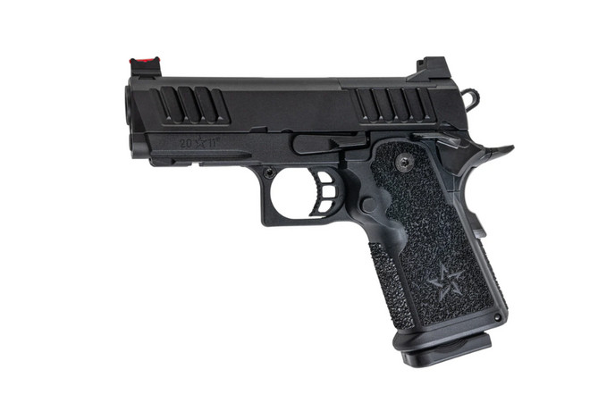 EMG Staccato CS Compact 2011 gas blowback airsoft pistol, master grip ,green gas