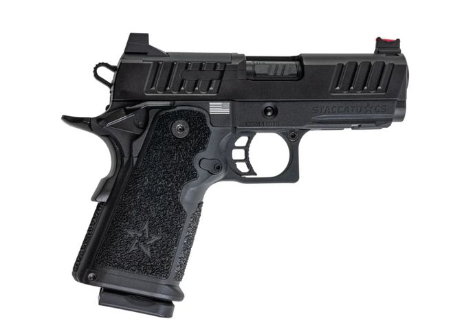 EMG Staccato CS Compact 2011 gas blowback airsoft pistol, master grip ,green gas