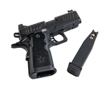 EMG Staccato CS Compact 2011 gas blowback airsoft pistol, master grip ,green gas
