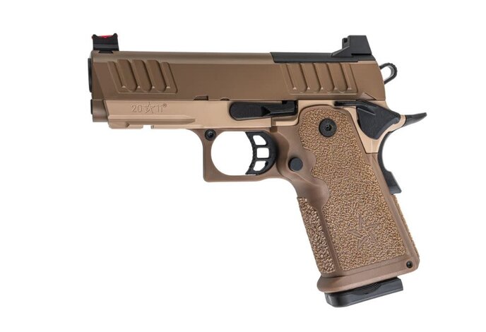 EMG Staccato CS Compact 2011 gas blowback airsoft pistol, master grip ,green gas