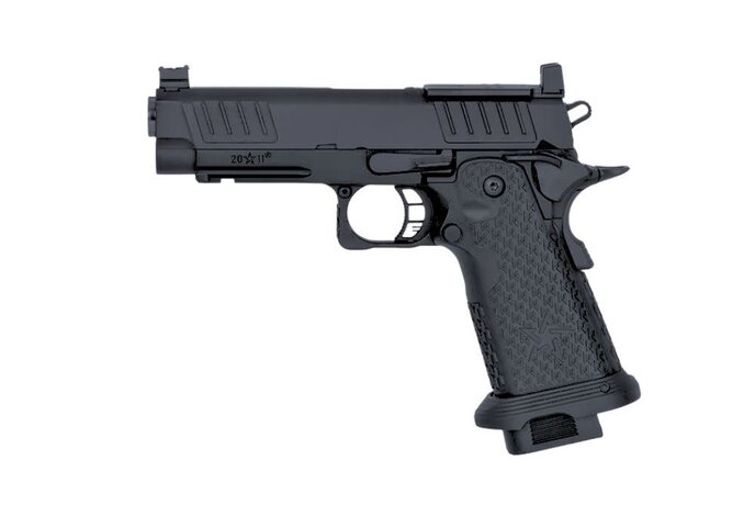 6mmProShop Staccato Licensed P 2011 Gas Blowback T8 Airsoft Pistol (Green Gas)
