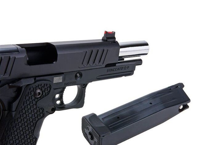 6mmProShop Staccato Licensed P 2011 Gas Blowback T8 Airsoft Pistol (Green Gas)