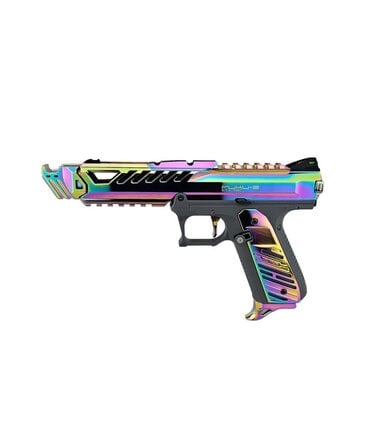 Airsoft Extreme AEX Custom ABALONE SHELL - Action Army AAP-01 Gas Blowback Gun, Gray / Rainbow