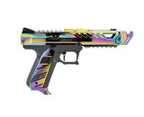 AEX Custom ABALONE SHELL - Action Army AAP-01 Gas Blowback Gun, Gray / Rainbow