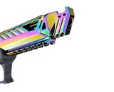 AEX Custom ABALONE SHELL - Action Army AAP-01 Gas Blowback Gun, Gray / Rainbow