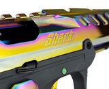 AEX Custom ABALONE SHELL - Action Army AAP-01 Gas Blowback Gun, Gray / Rainbow