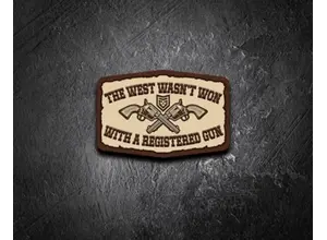 PatchOps PatchOps The West Wasn't Won with Registered Guns PVC Morale Patch