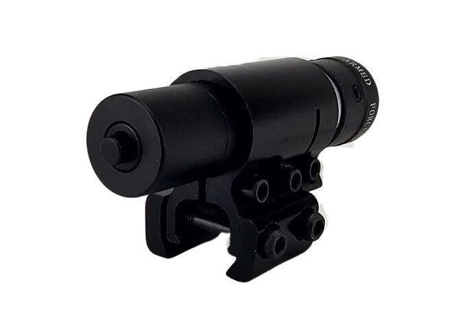 Red laser, weaver mount