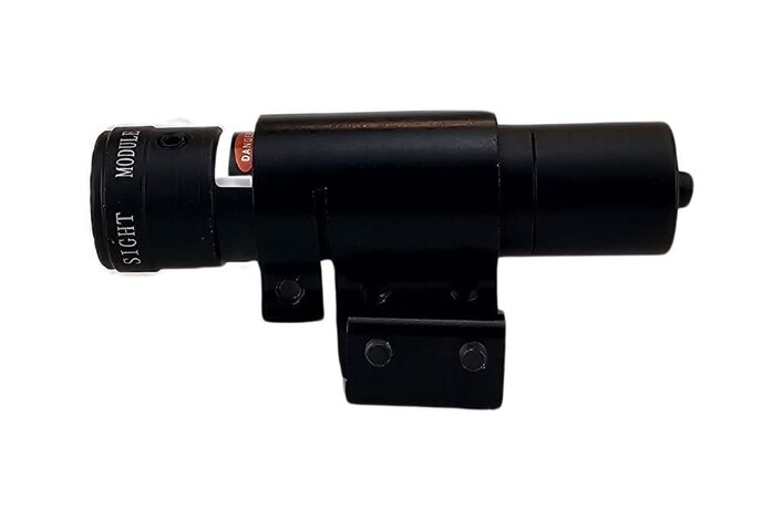 Red laser, weaver mount