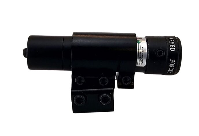 Red laser, weaver mount