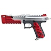 Airsoft Extreme AEX Custom NINTENDO COPYRIGHT INFRINGMENT Action Army AAP-01 Gas Blowback Pistol Red / Silver / Gray