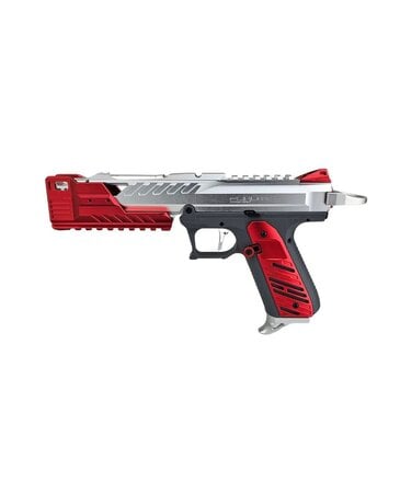 Airsoft Extreme AEX Custom NINTENDO COPYRIGHT INFRINGMENT Action Army AAP-01 Gas Blowback Pistol Red / Silver / Gray