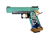 AEX CUSTOM SUCROSE SIMP GAT Tokyo Marui Hi Capa 5.1 Gas Blowback Pistol, Teal/Orange