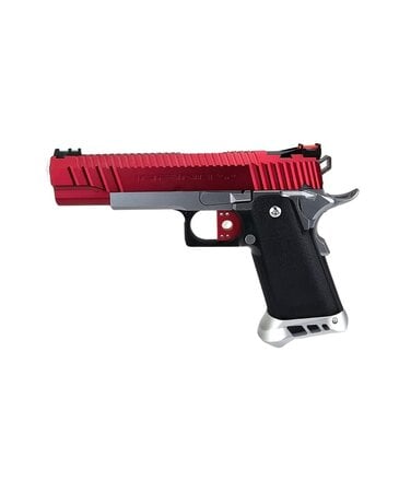 Airsoft Extreme AEX Custom MARUZENSKY RED SHIFT Tokyo Marui Hi Capa 5.1 Gas Blowback Pistol Red / Gray / Black