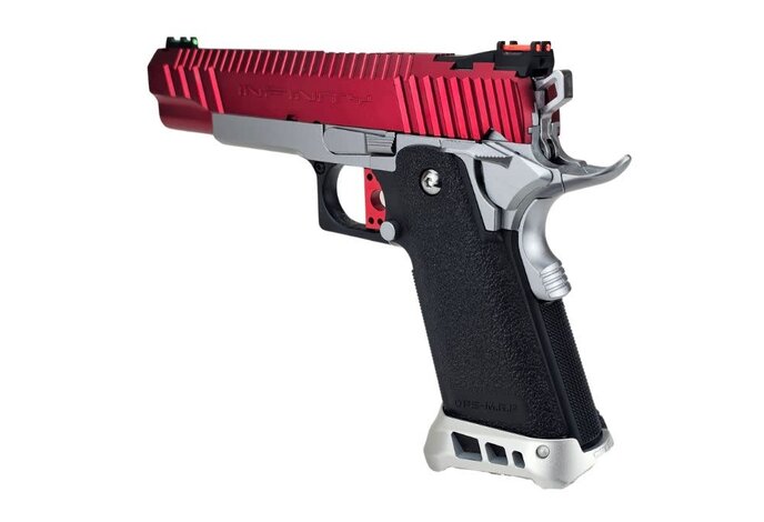 AEX Custom MARUZENSKY RED SHIFT Tokyo Marui Hi Capa 5.1 Gas Blowback Pistol Red / Gray / Black