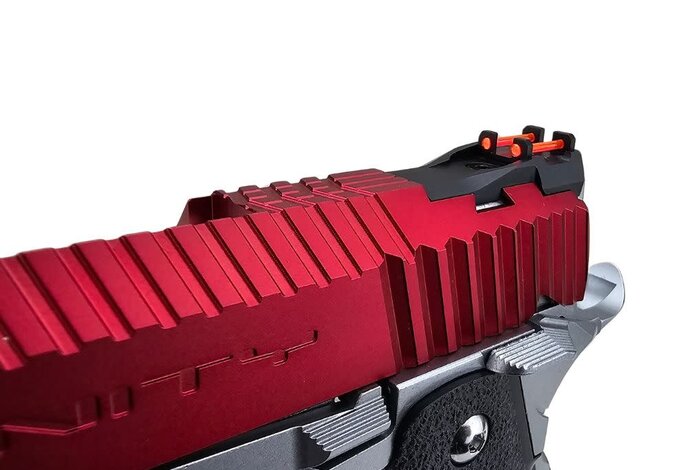 AEX Custom MARUZENSKY RED SHIFT Tokyo Marui Hi Capa 5.1 Gas Blowback Pistol Red / Gray / Black