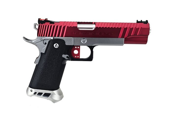 AEX Custom MARUZENSKY RED SHIFT Tokyo Marui Hi Capa 5.1 Gas Blowback Pistol Red / Gray / Black