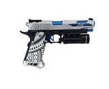 AEX Custom OVER THE HORIZON Tokyo Marui Hi Capa 5.1 Gas Blowback Pistol Silver / Blue / Black