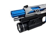 AEX Custom OVER THE HORIZON Tokyo Marui Hi Capa 5.1 Gas Blowback Pistol Silver / Blue / Black