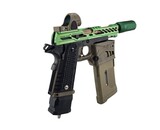 AEX Custom YGGDRASIL THE TREE OF LIFE Tokyo Marui Hi Capa 5.1 HPA Pistol Matcha Green / Brown/ Black