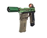 AEX Custom YGGDRASIL THE TREE OF LIFE Tokyo Marui Hi Capa 5.1 HPA Pistol Matcha Green / Brown/ Black