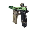 AEX Custom YGGDRASIL THE TREE OF LIFE Tokyo Marui Hi Capa 5.1 HPA Pistol Matcha Green / Brown/ Black