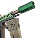 AEX Custom YGGDRASIL THE TREE OF LIFE Tokyo Marui Hi Capa 5.1 HPA Pistol Matcha Green / Brown/ Black