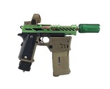 AEX Custom YGGDRASIL THE TREE OF LIFE Tokyo Marui Hi Capa 5.1 HPA Pistol Matcha Green / Brown/ Black