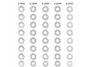 Solink Solink Shim Set, 40 set, 8ea (0.1mm, 0.2mm, 0.3mm, 0.4mm, 0.5mm)