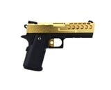 AEX Custom HONEY BUN Tokyo Marui Hi Capa 4.3 Gas Blowback Pistol Gold / Black