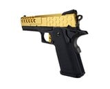 AEX Custom HONEY BUN Tokyo Marui Hi Capa 4.3 Gas Blowback Pistol Gold / Black
