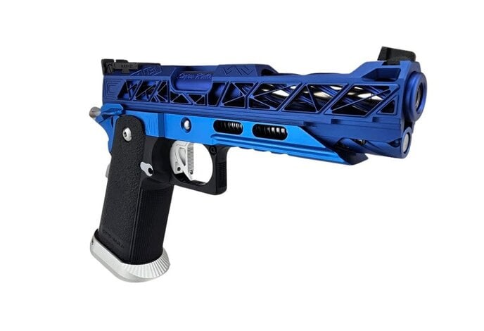 AEX Custom PLAYER TWO Tokyo Marui Hi Capa 5.1 Gas Blowback Pistol Blue / Black / Silver