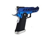 AEX Custom PLAYER TWO Tokyo Marui Hi Capa 5.1 Gas Blowback Pistol Blue / Black / Silver