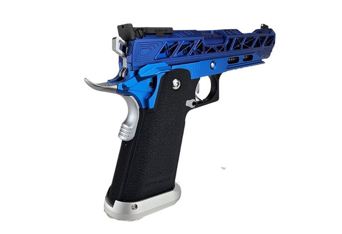 AEX Custom PLAYER TWO Tokyo Marui Hi Capa 5.1 Gas Blowback Pistol Blue / Black / Silver