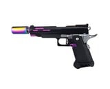 AEX Custom UBE COOKIES AND CREAM Tokyo Marui Hi Capa 5.1 Gas Blowback Pistol Black / Purple / Silver